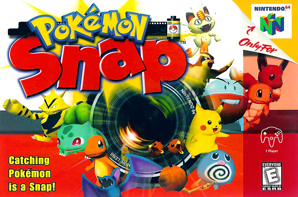 Pokemon Snap BOX ART Nintendo 64 N64 Premium POSTER MADE IN USA