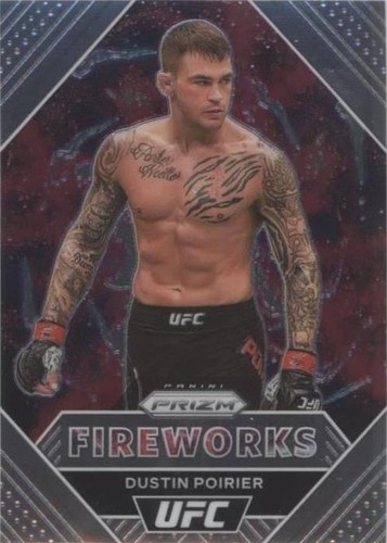 Panini Prizm 2021 UFC Dustin Poirier SGC 10/9.5 Octagon Signatures