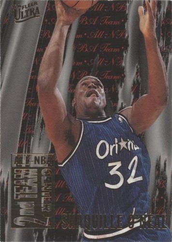 95-96 Fleer Metal Shaquille O'neal Maximum Metal Die-Cut Insert #8