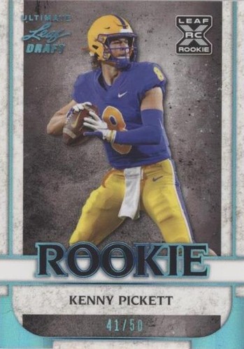 KENNY PICKETT 2022 LEAF DRAFT 1ST GRADED 10 ROOKIE CARD XRC RC NFL