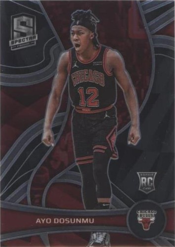 Ayo Dosunmu 2021-22 Panini Spectra Mojo RC Rookie Auto Autograph