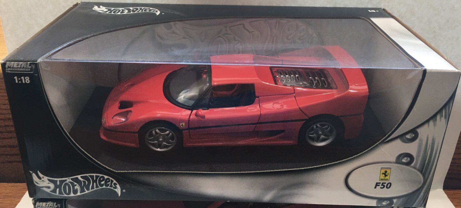 Hot Wheels FERRARI RACING F50 1995 RED Car - 1:18 Scale Rare~ | eBay