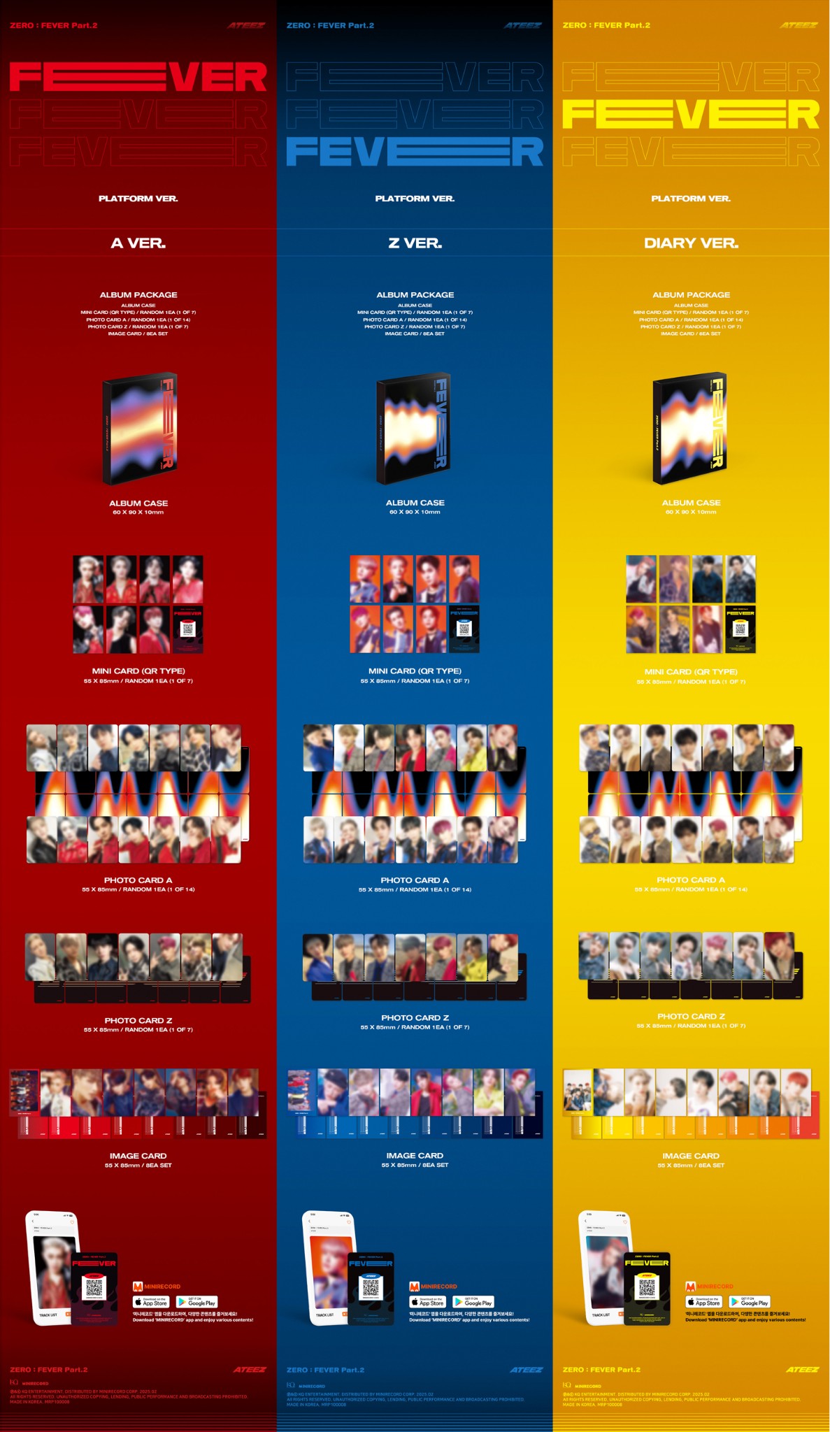 ATEEZ ZERO : FEVER Part.2 Platform ver QR+Photocard+Etc+Tracking
