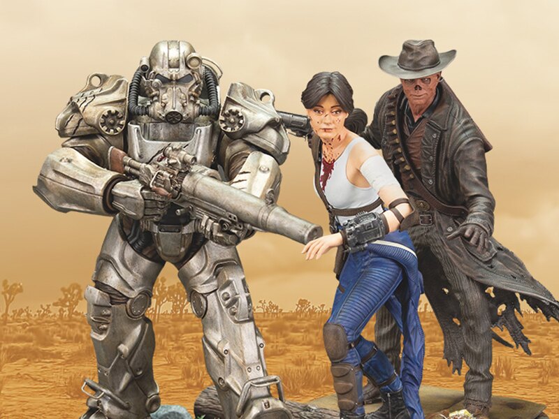 Dark Horse Fallout (TV Series) Lucy, The Ghoul & Maximus Figures
