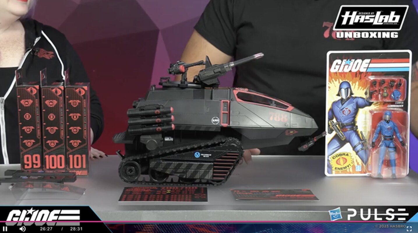 Hasbro G.I. Joe Classified Series Cobra H.I.S.S. HasLab Unboxing