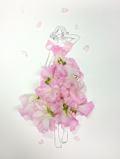 スイートピー」のアイデア 15 件 | スイートピー, 花 イラスト, 花 絵