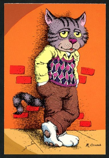 Fritz the Cat - Robert Crumb postcards