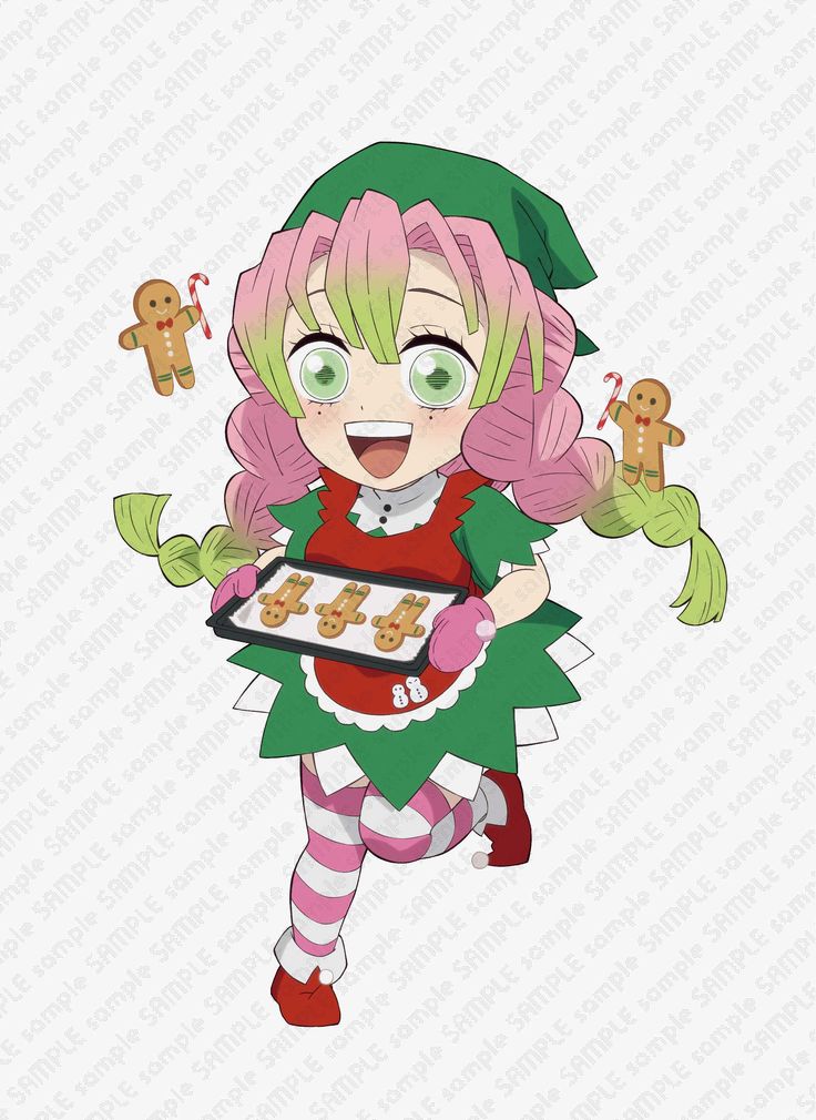 アニメ「鬼滅の刃」甘露寺蜜璃 クリスマス2022 描き下ろしみにきゃら