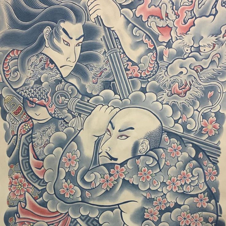 美佳☺︎媛 บน Instagram: “#刺青 #和彫り #刺青画 #水滸伝 #九紋龍史