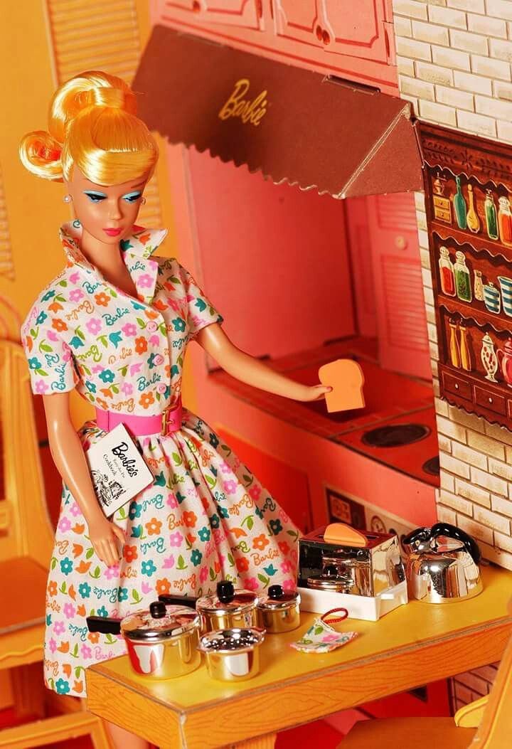 クリアファイル Barbie Doll LEARNS TO COOK クリアファイル Barbie