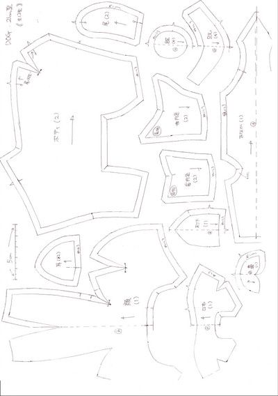 犬のぬいぐるみの作り方 型紙付き♪』
