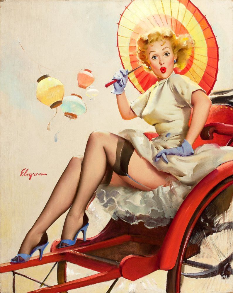Gil Elvgren」のアイデア 79 件 | ピンナップガール, ピンナップ