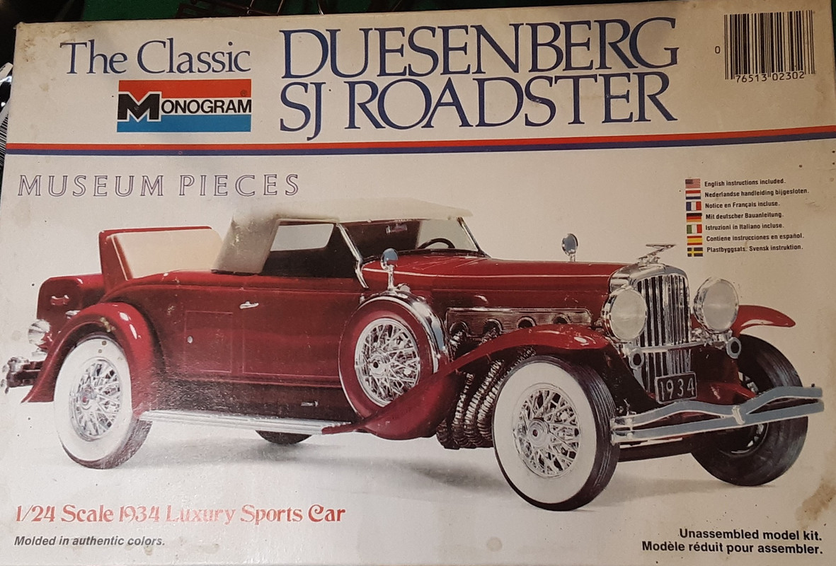 1/24 Monogram Duesenberg SJ Roadster by SigEp Ziggy - Autos