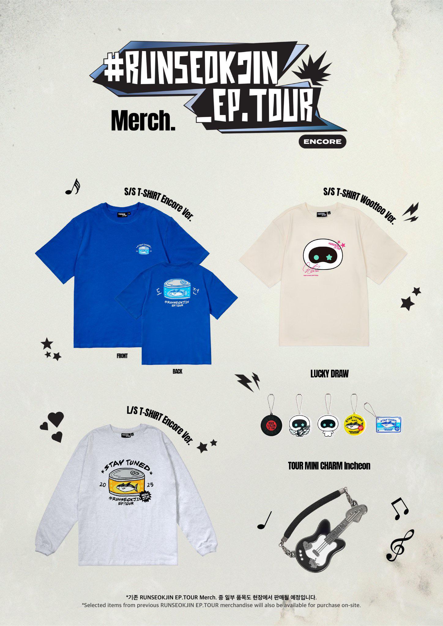 251028 HYBE MERCH on Twitter: Jin 'RUNSEOKJIN_EP.TOUR' ENCORE