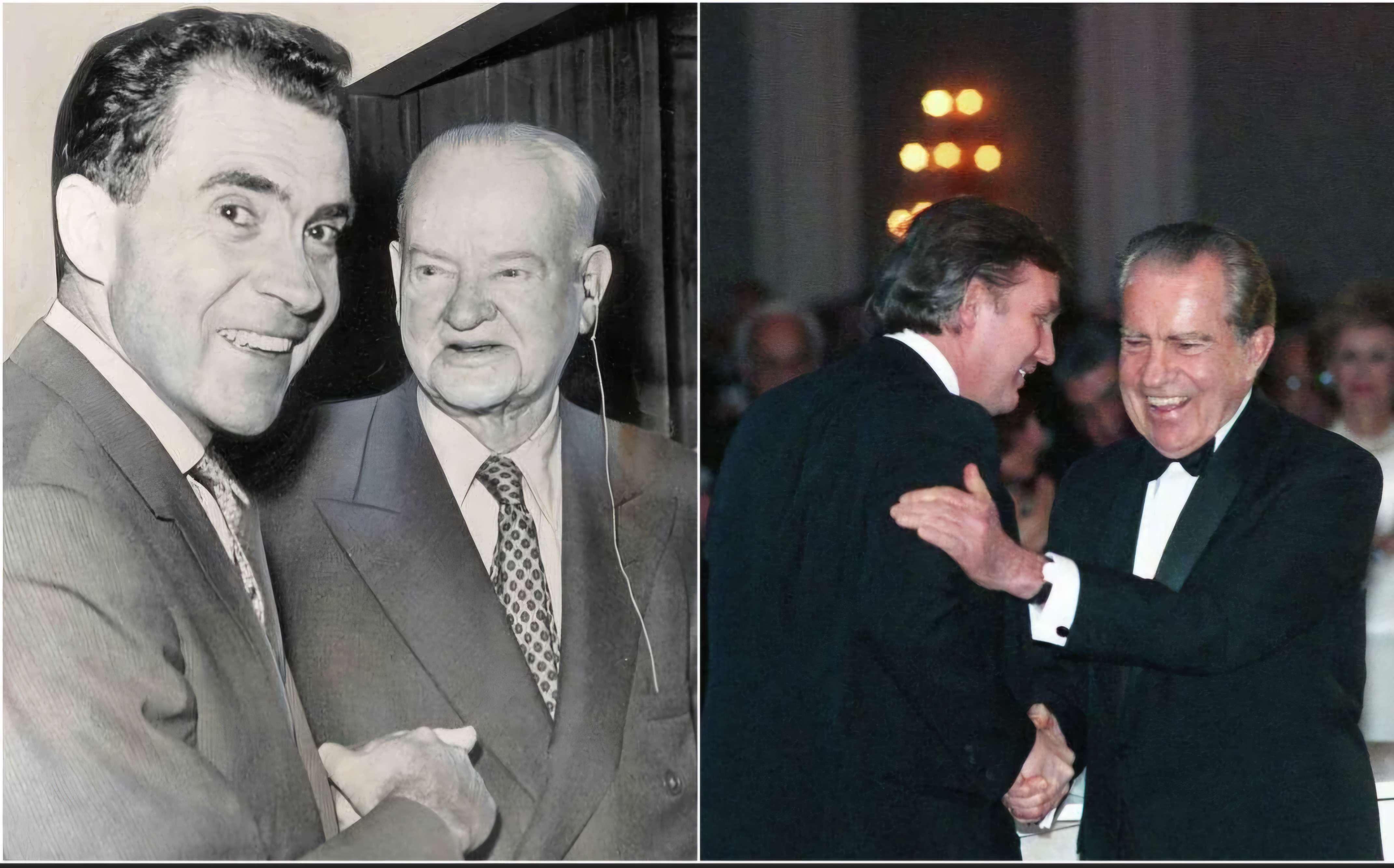 リチャード・ニクソン大統領とハーバート・フーバー。1929年に就任し