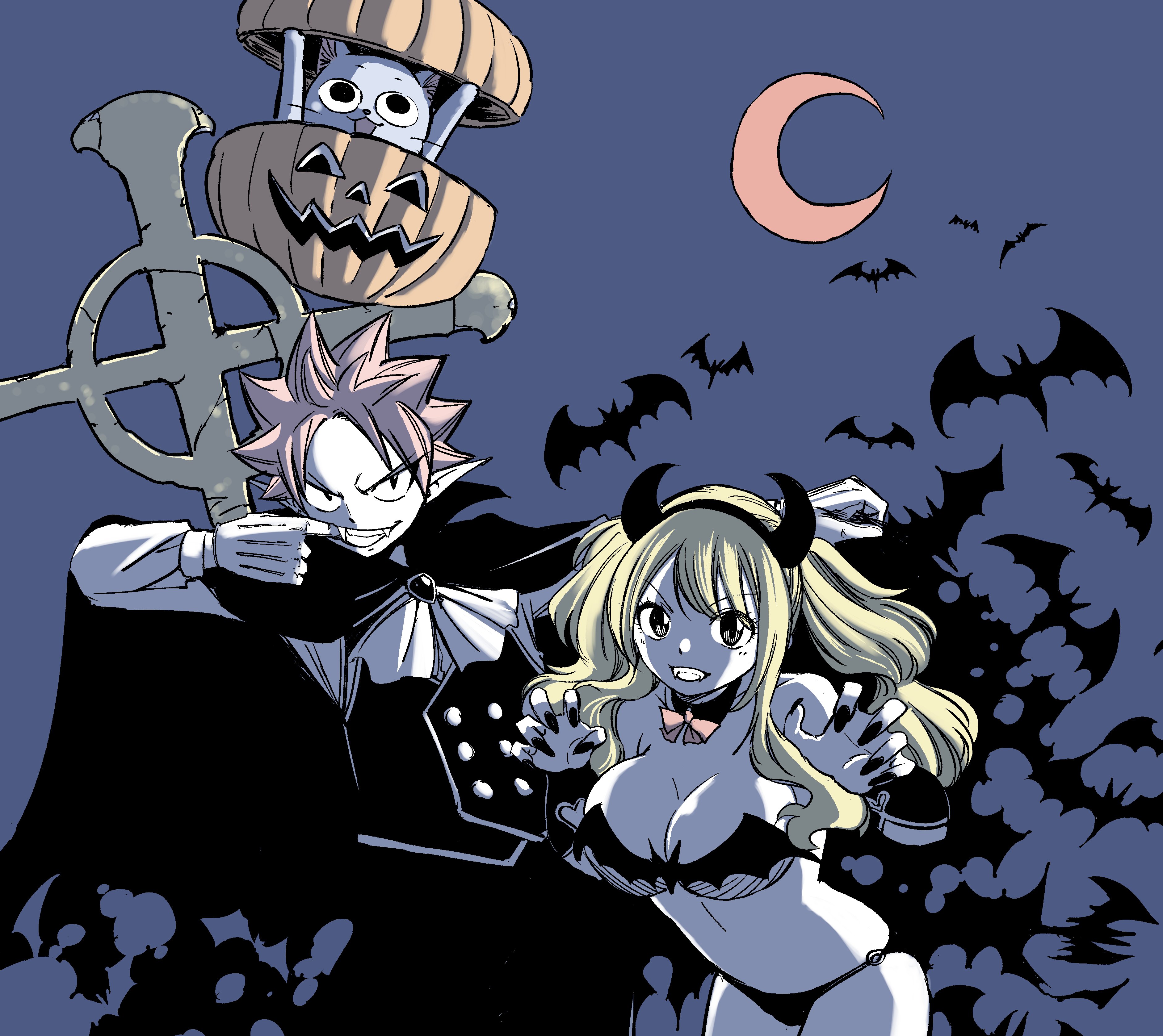media] Happy Halloween - Atsuo Ueda (100YQ Artist) : r/fairytail