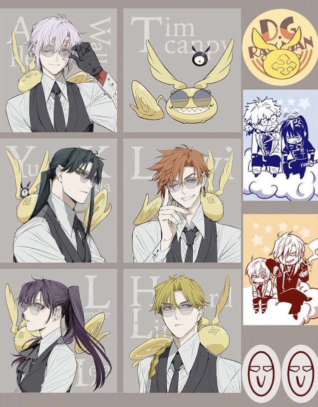 D.Gray-man 249話に付属のステッカーセット。 : r/dgrayman