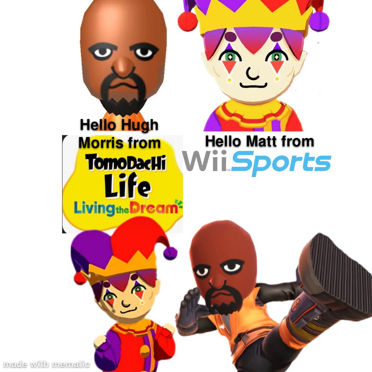 マットとヒュー・モリス : r/tomodachilife