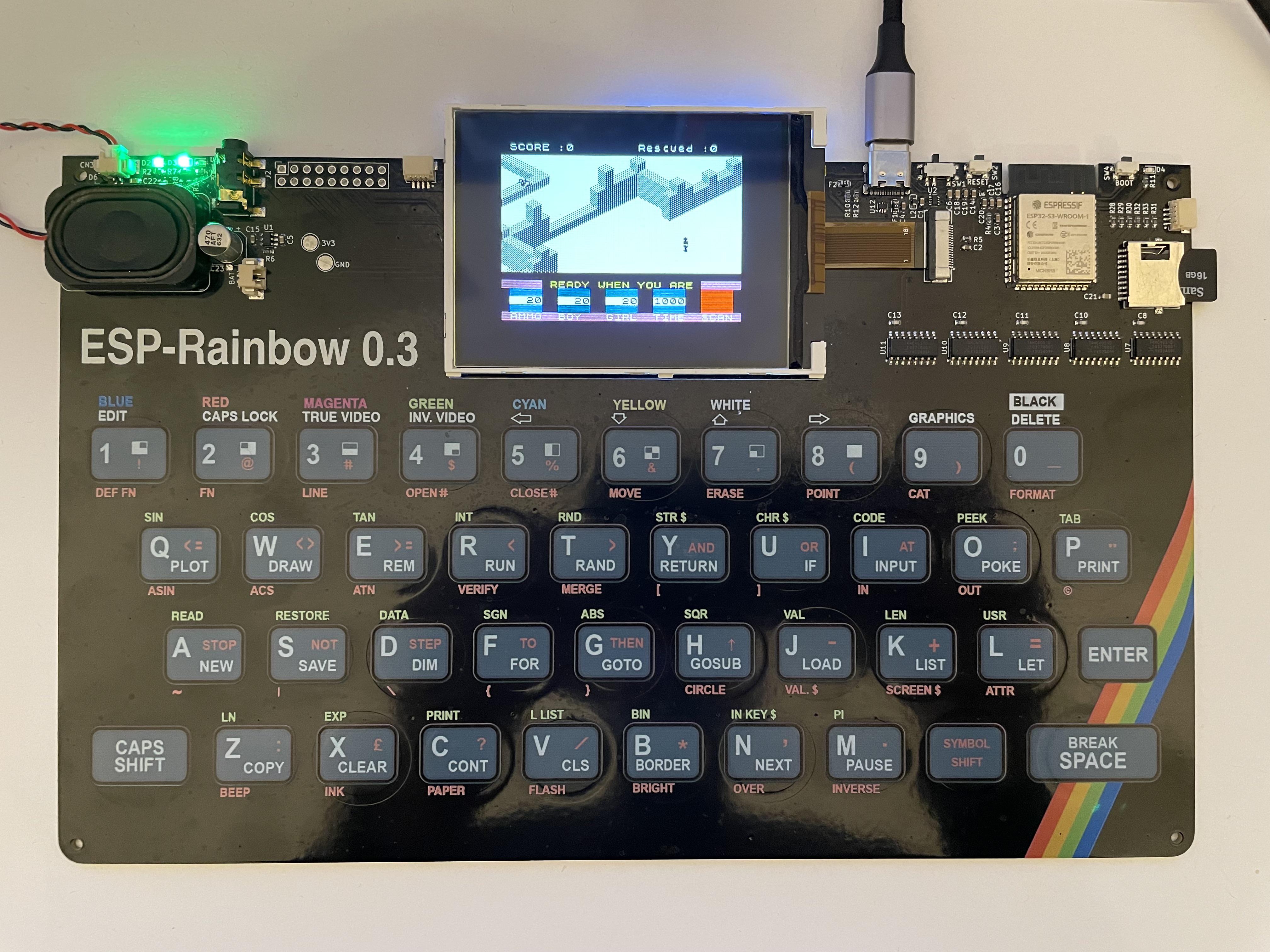 ESP32-S3 ZX Spectrumエミュレーター : r/esp32