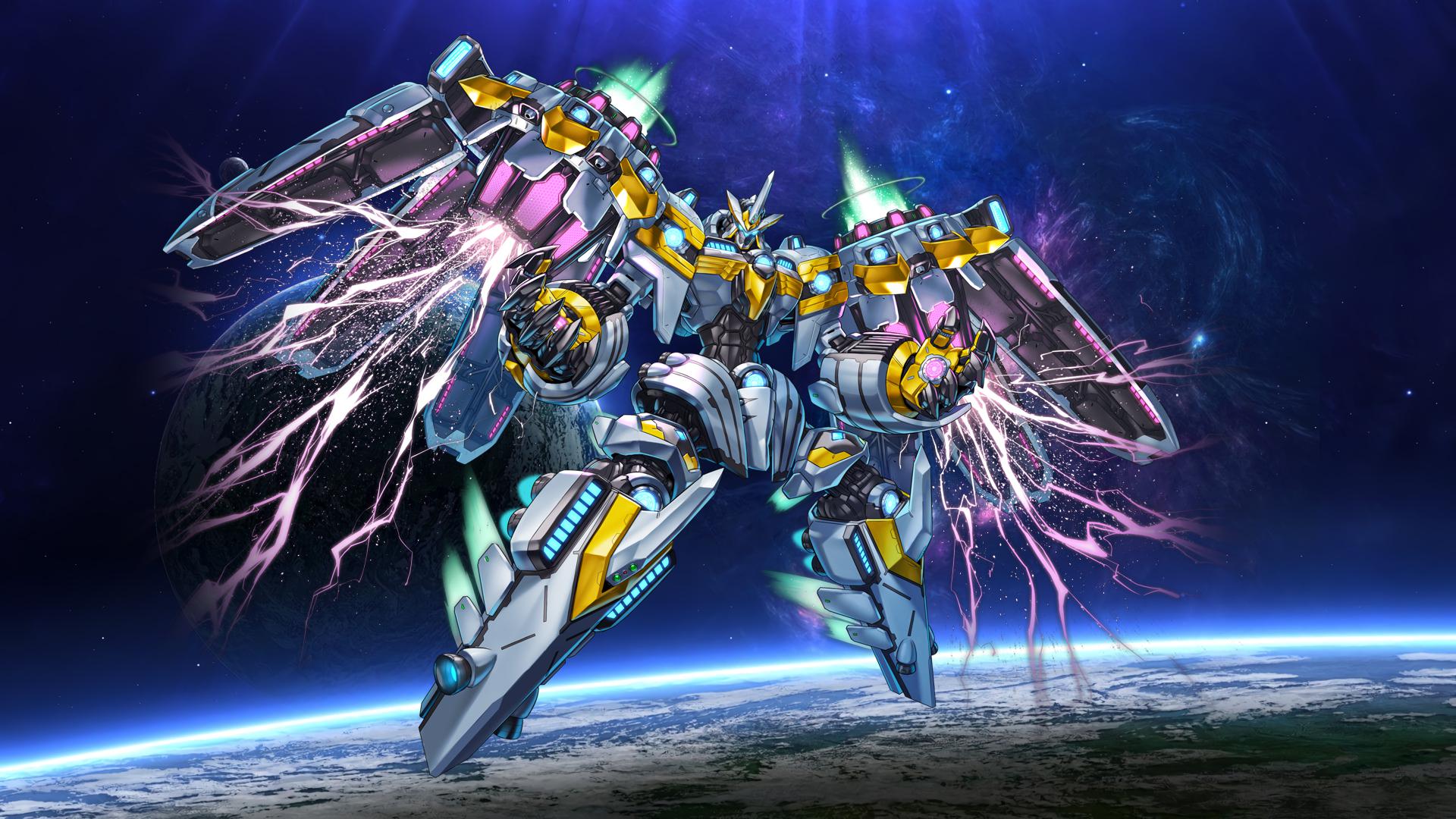神聖魔導王 E・Z・ゼウス - 天霆號アーゼウス PC壁紙。ダウンロード