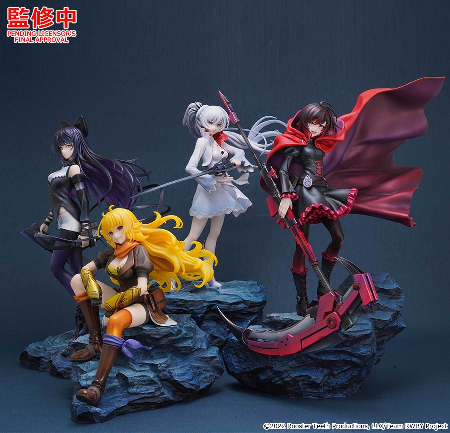 Ruby Rose、Weiss Schnee、Blake Belladonna & Yang Xiaolong の 1/6