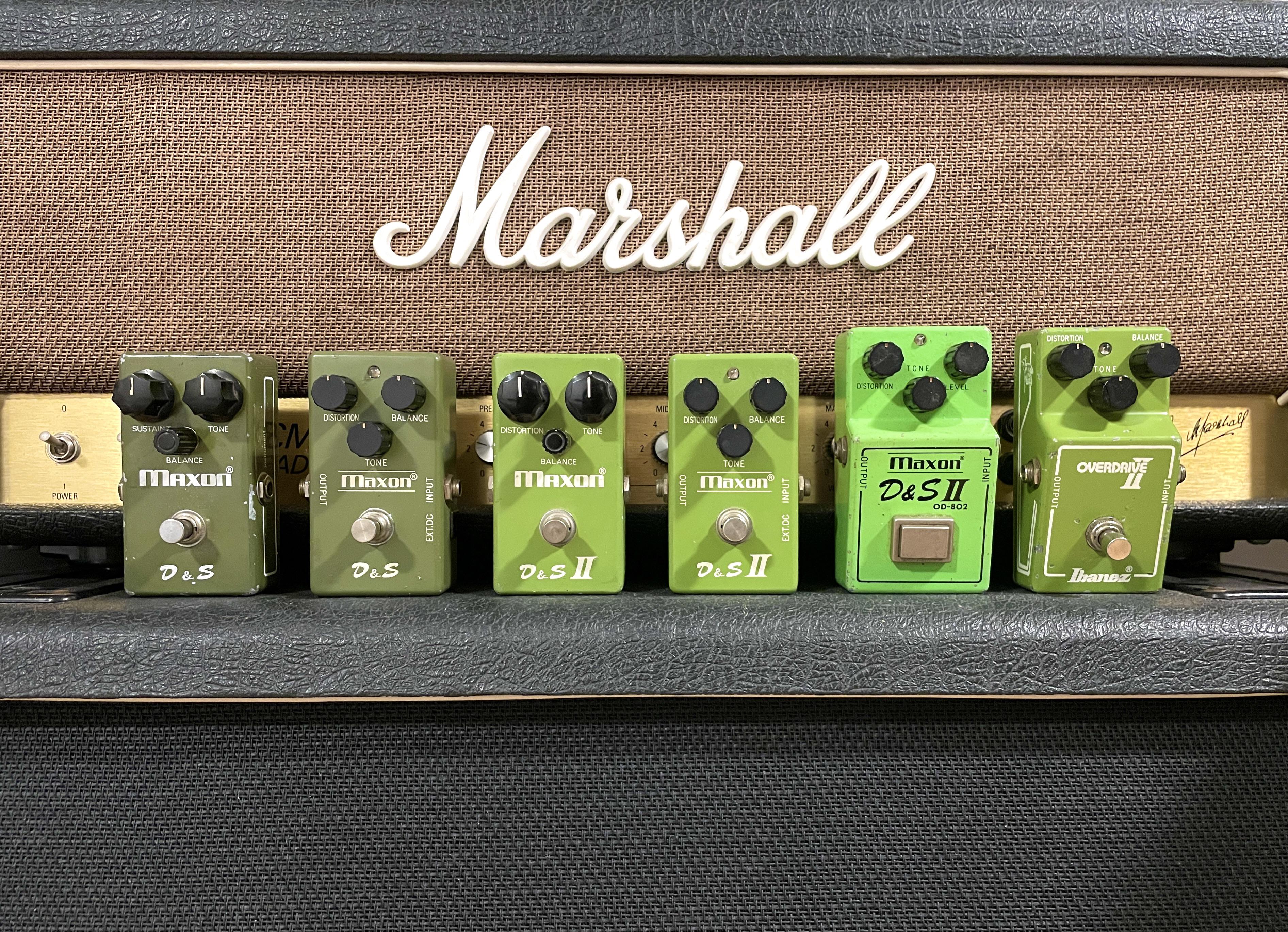 私のMaxon D&S/D&S IIコレクション : r/guitarpedals