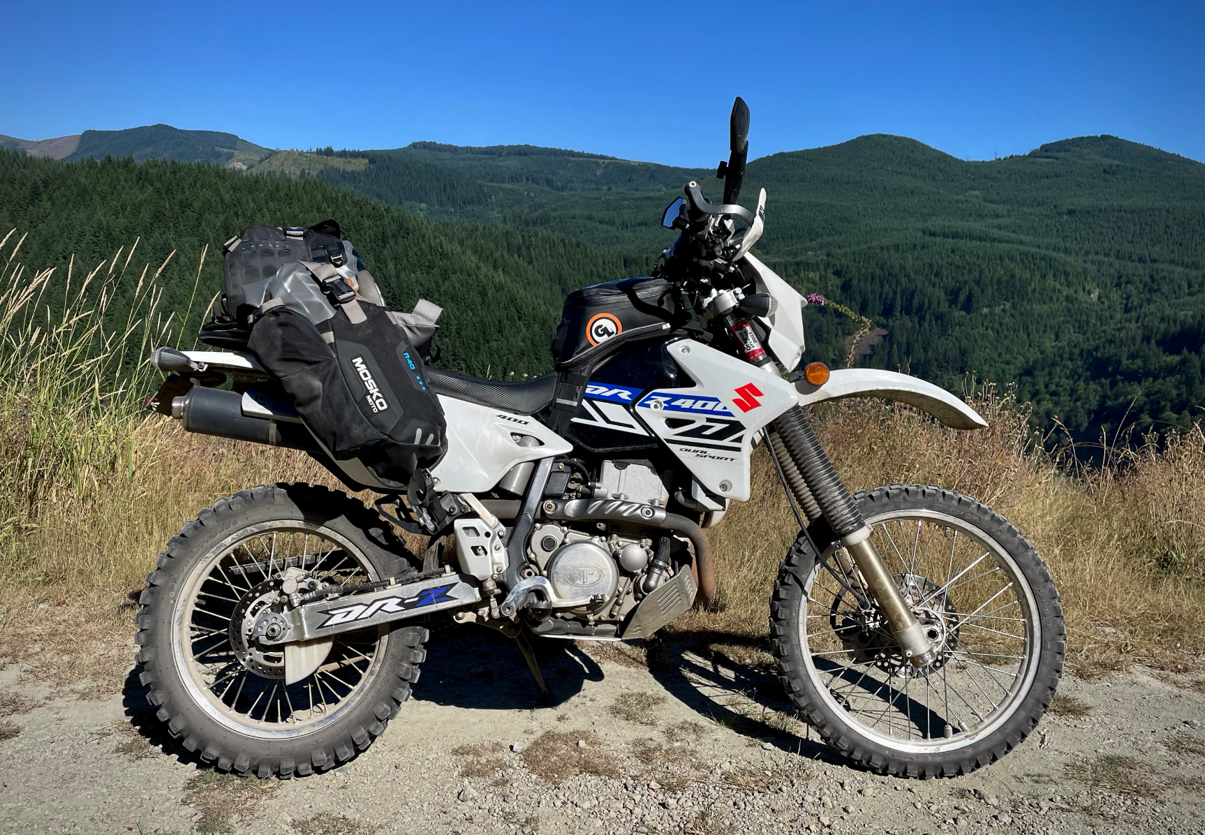 loving the new Mosko moto Reckless 40 system for moto camp'n : r