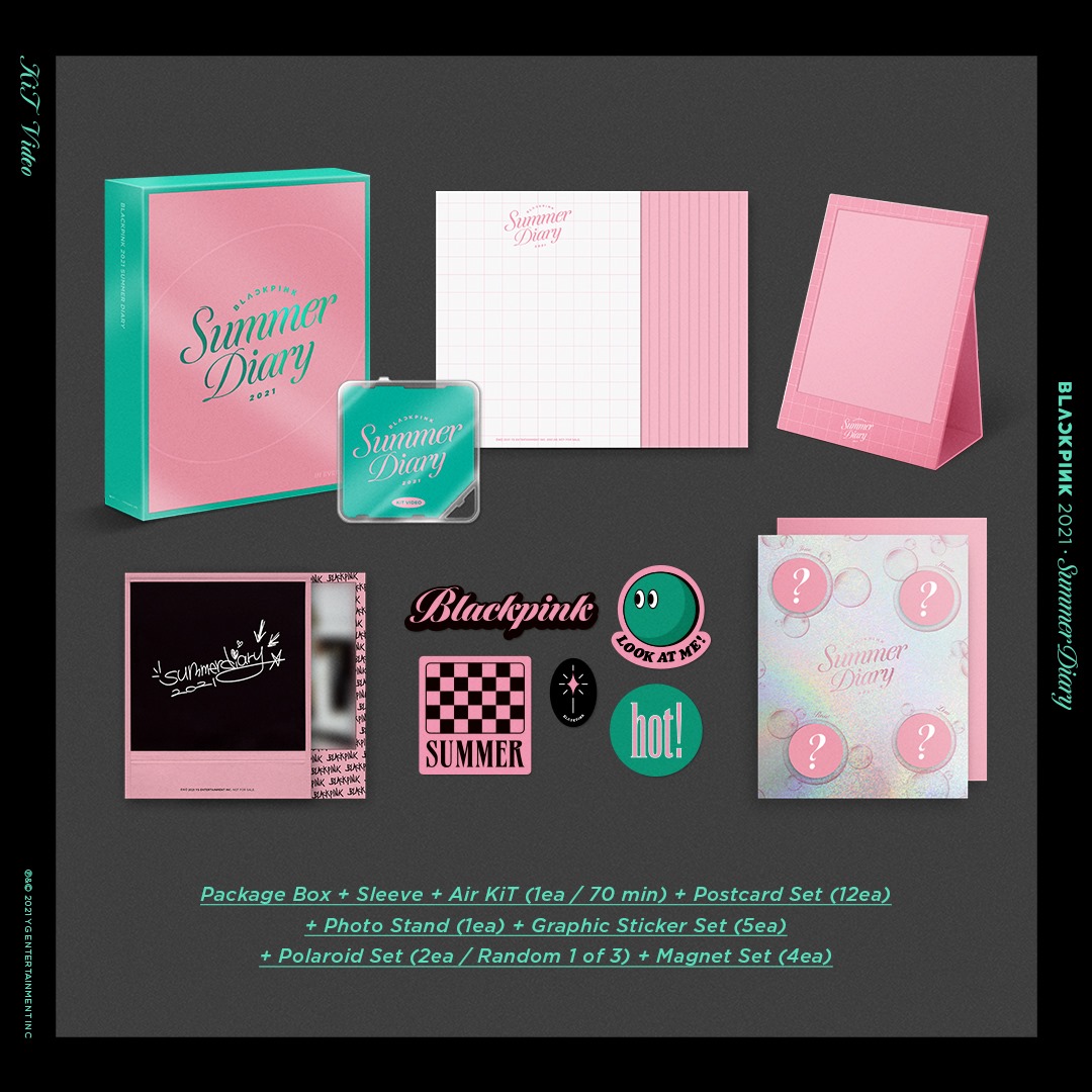 BLACKPINK - 5th Anniversary 4+1: 2021 Summer Diary (DVD +