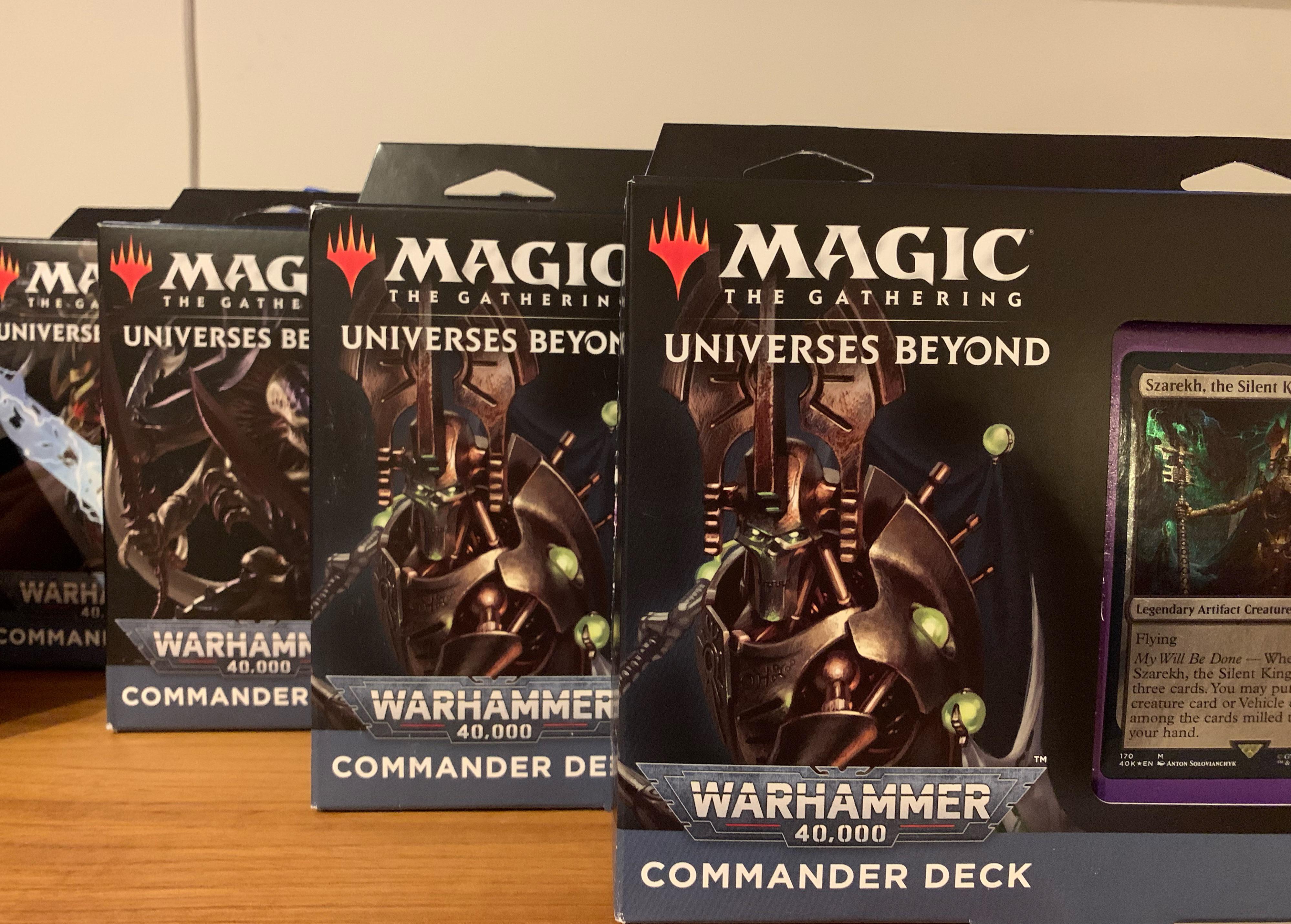 Sealed set of 40K commander decks had 2 Necron Dynasties - Do I