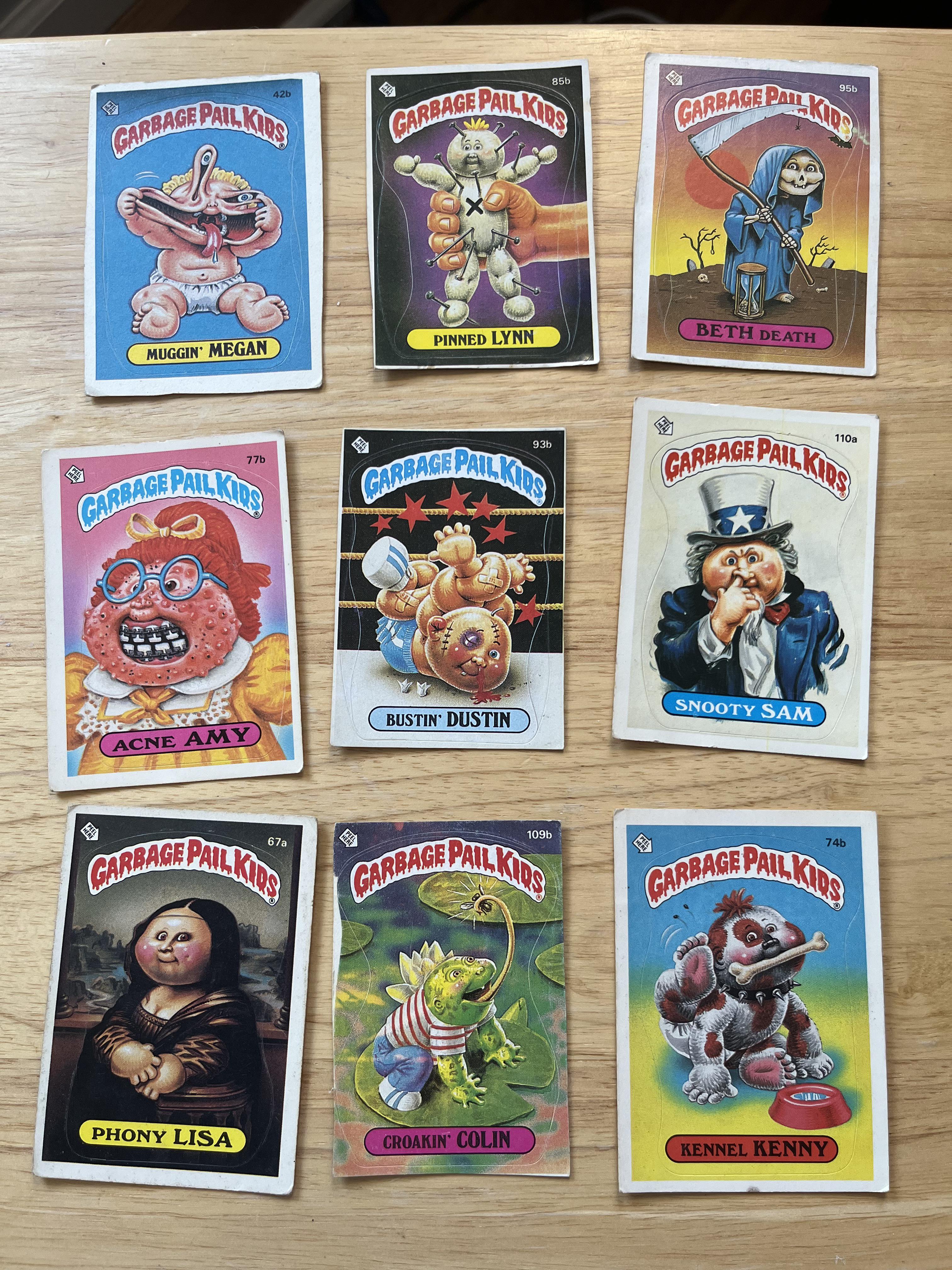 あなたもガーベッジペイルキッズのカード集めてた？ : r/nostalgia