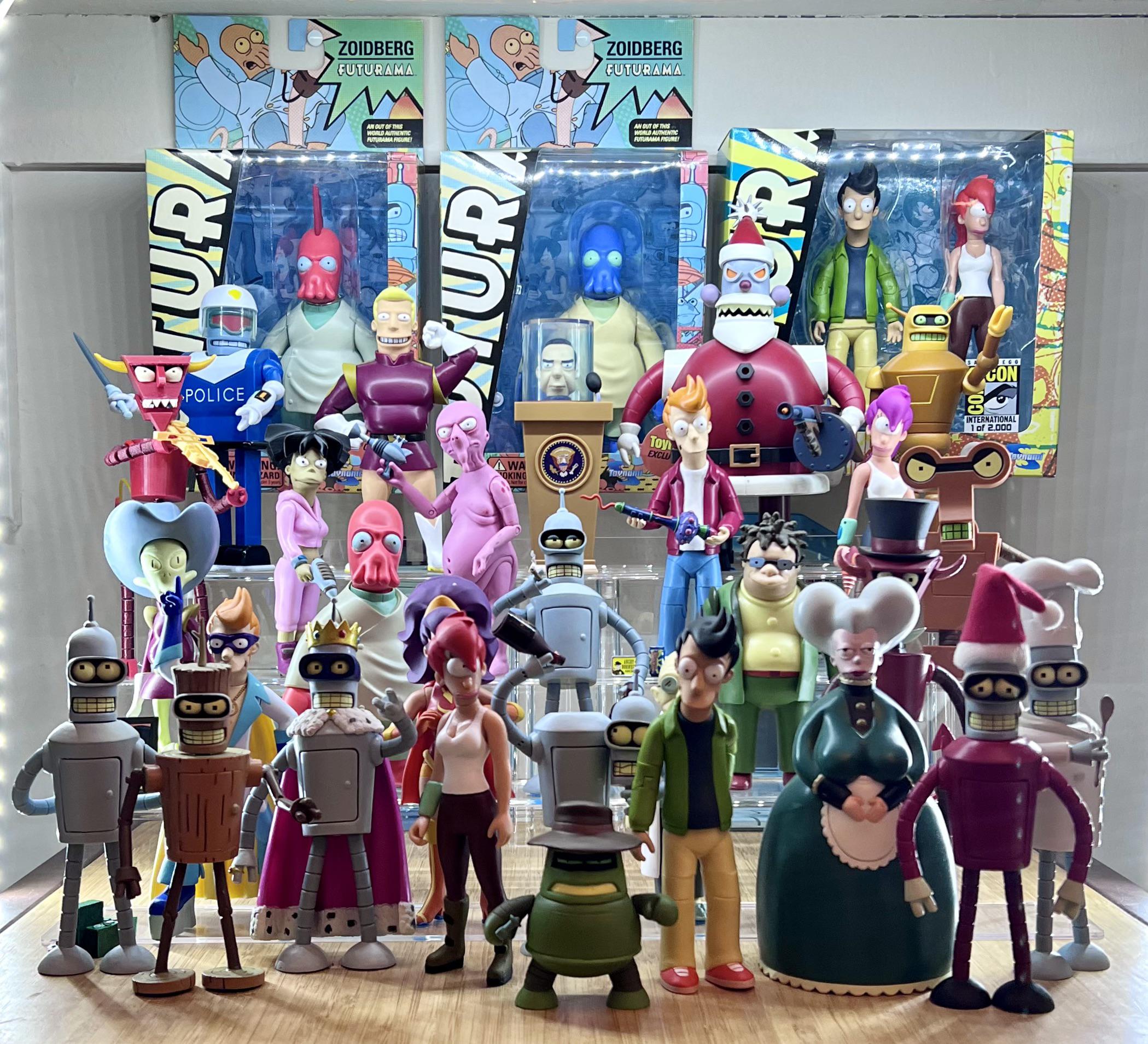 最近、フューチュラマのフィギュア集めてる人いる？新しいシーズンが