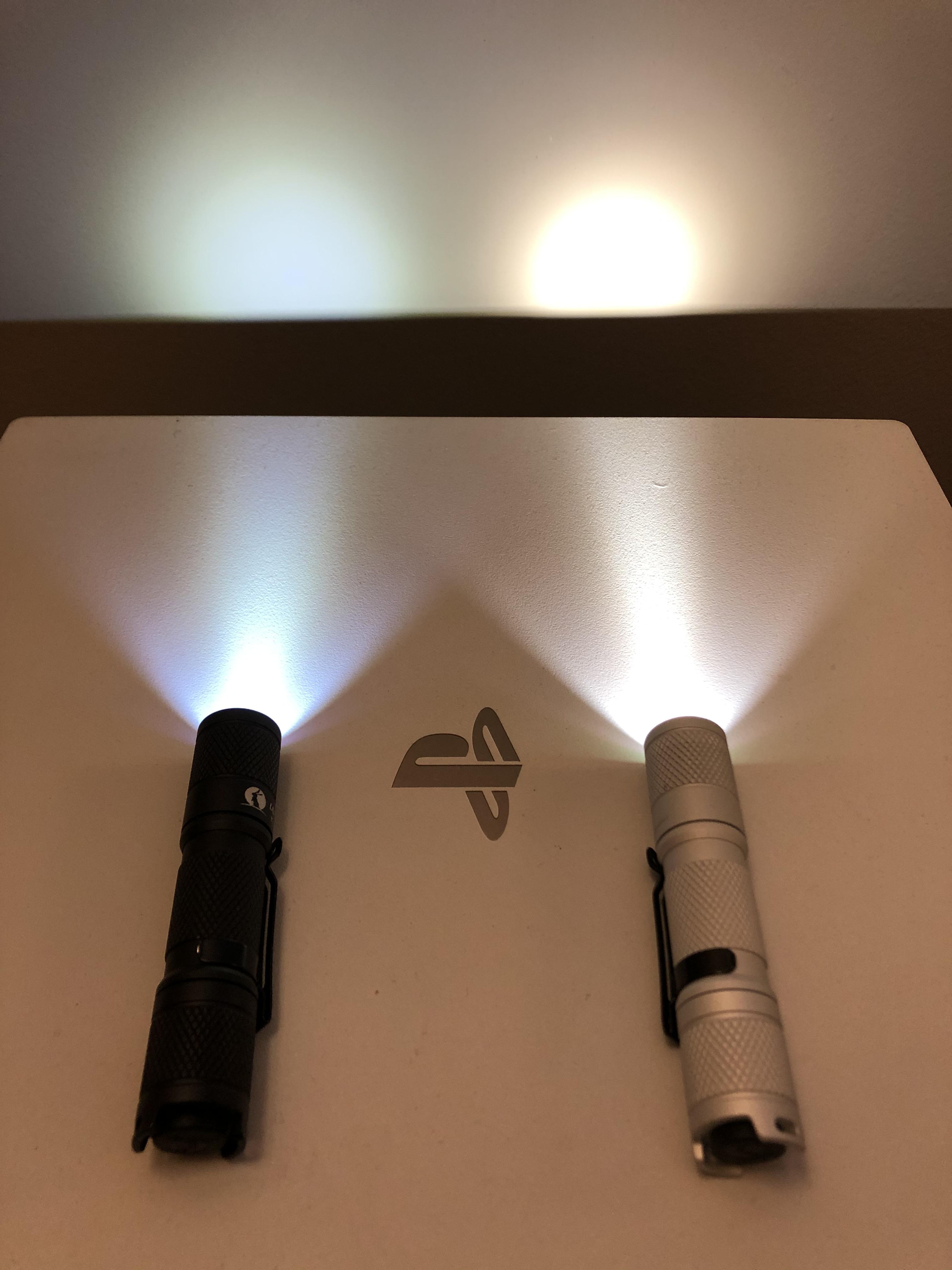 Tool aa 2.0 xp-l hd vs nichia 219c : r/flashlight