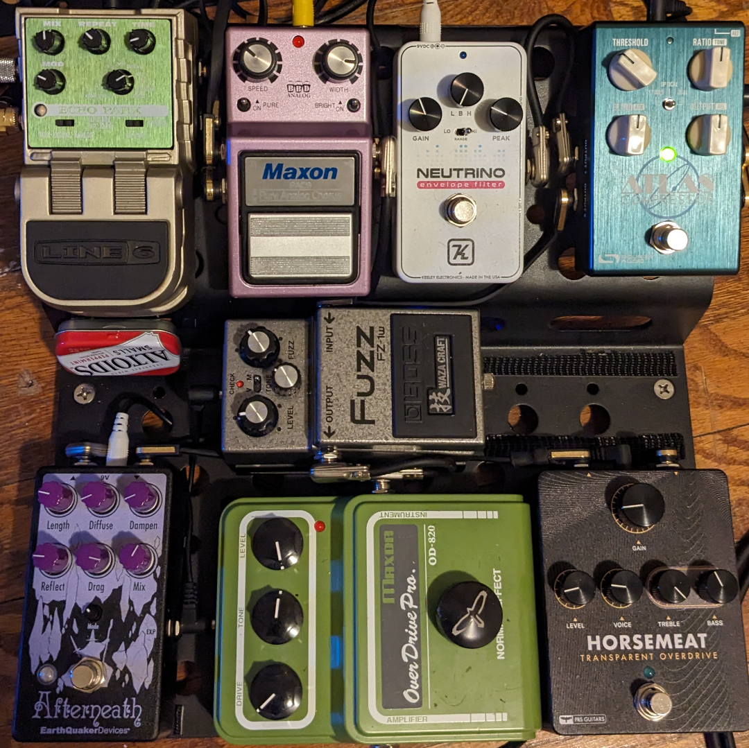 NPDs Line 6 Echo Park × Keeley Neutrino : r/guitarpedals