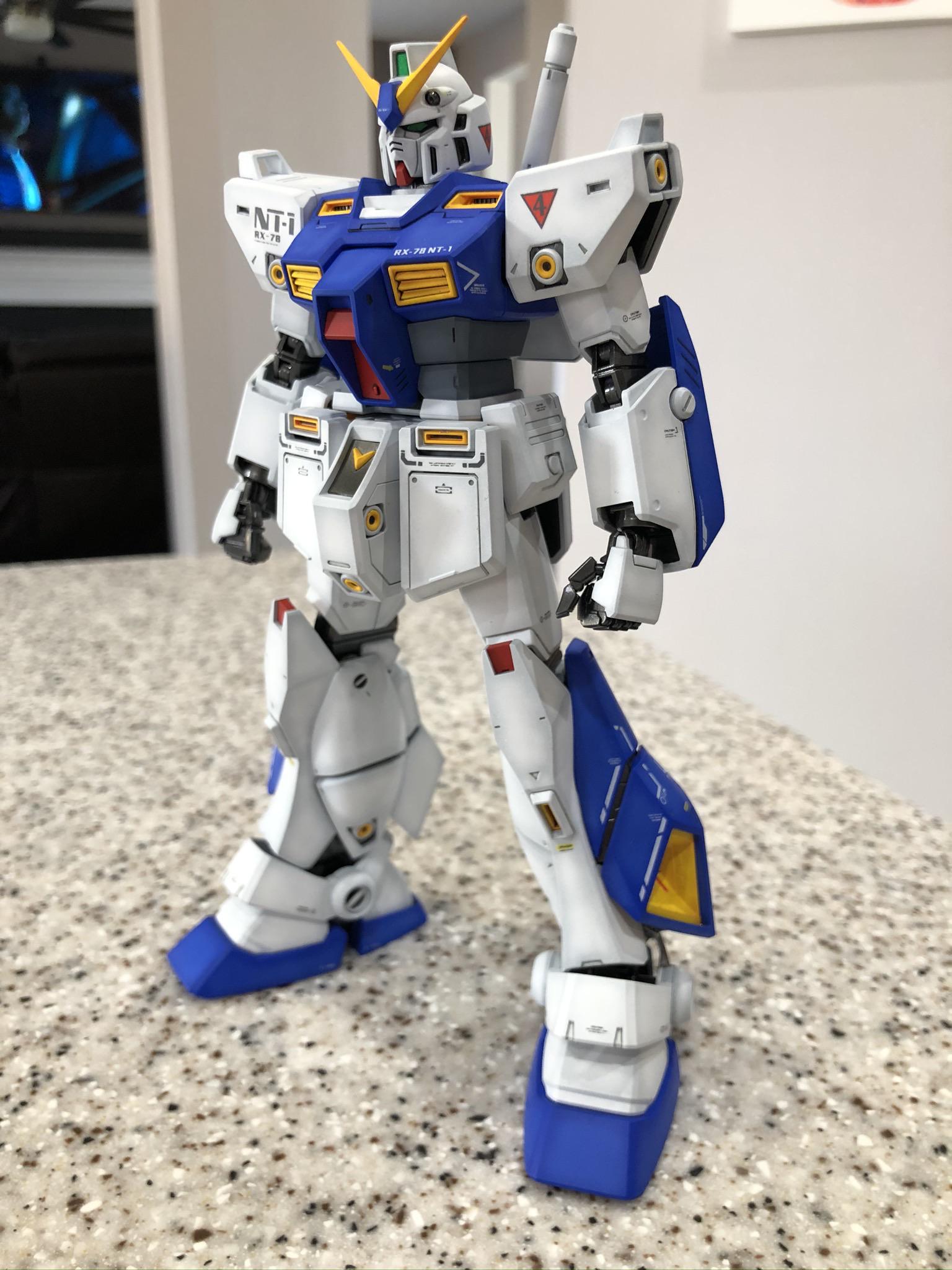 MG RX-78 NT-1 アレックス Ver 2.0 塗装済みビルド : r/Gunpla