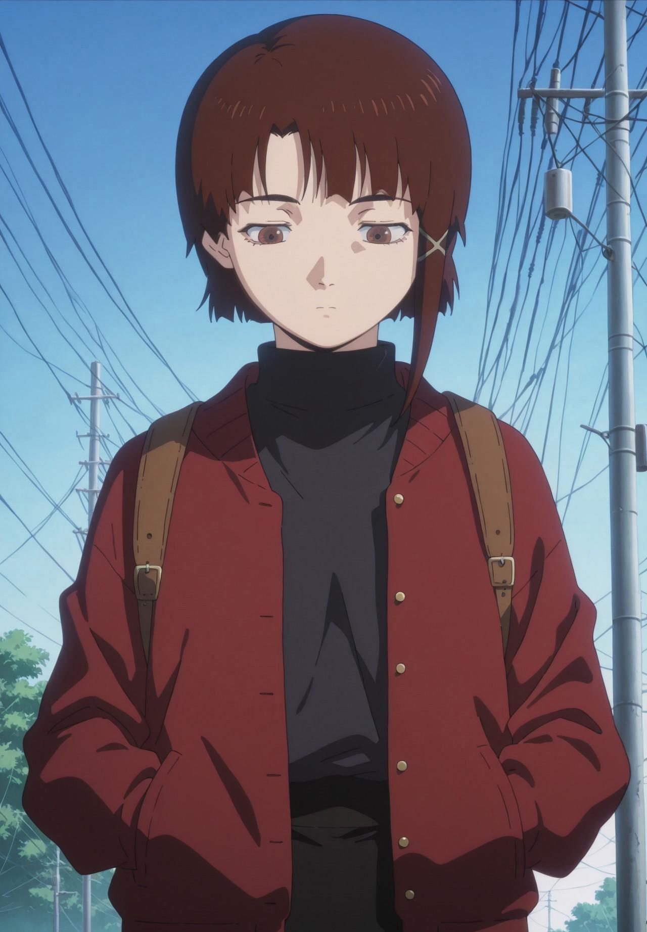 Lain Iwakura (Serial Experiments Lain) : r/aiArt