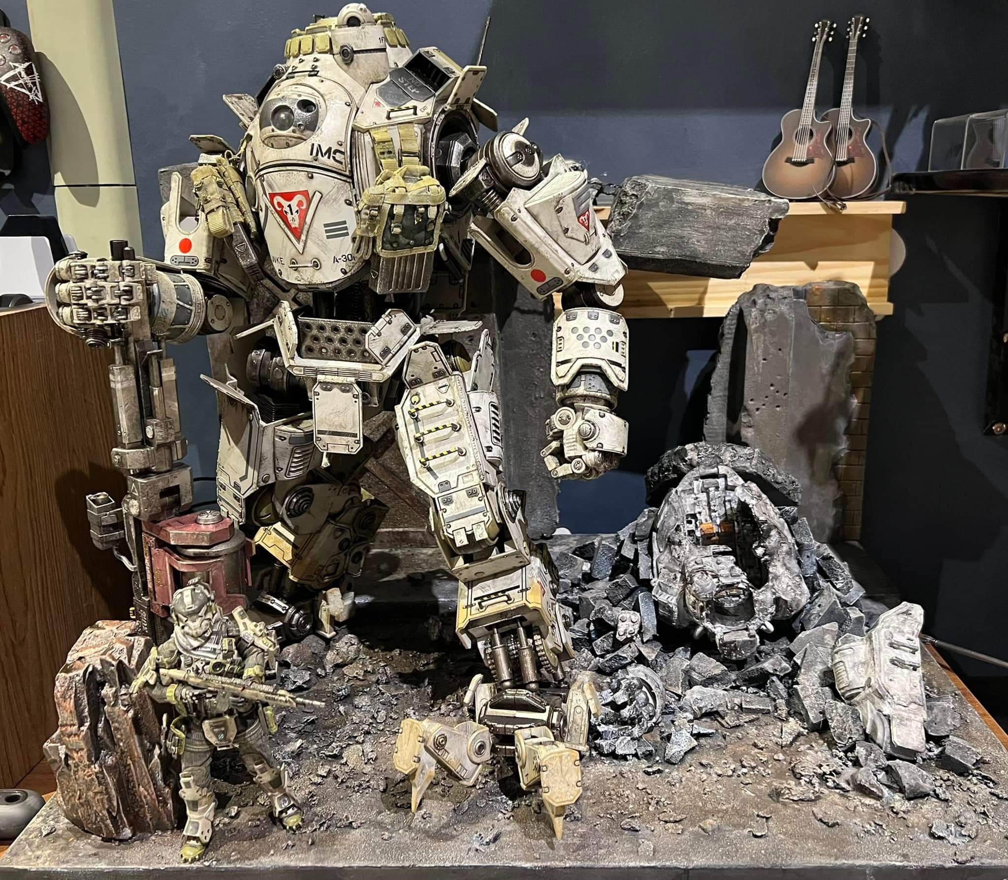 Atlas 3a フィギュア用のタイタンフォールジオラマ : r/titanfall