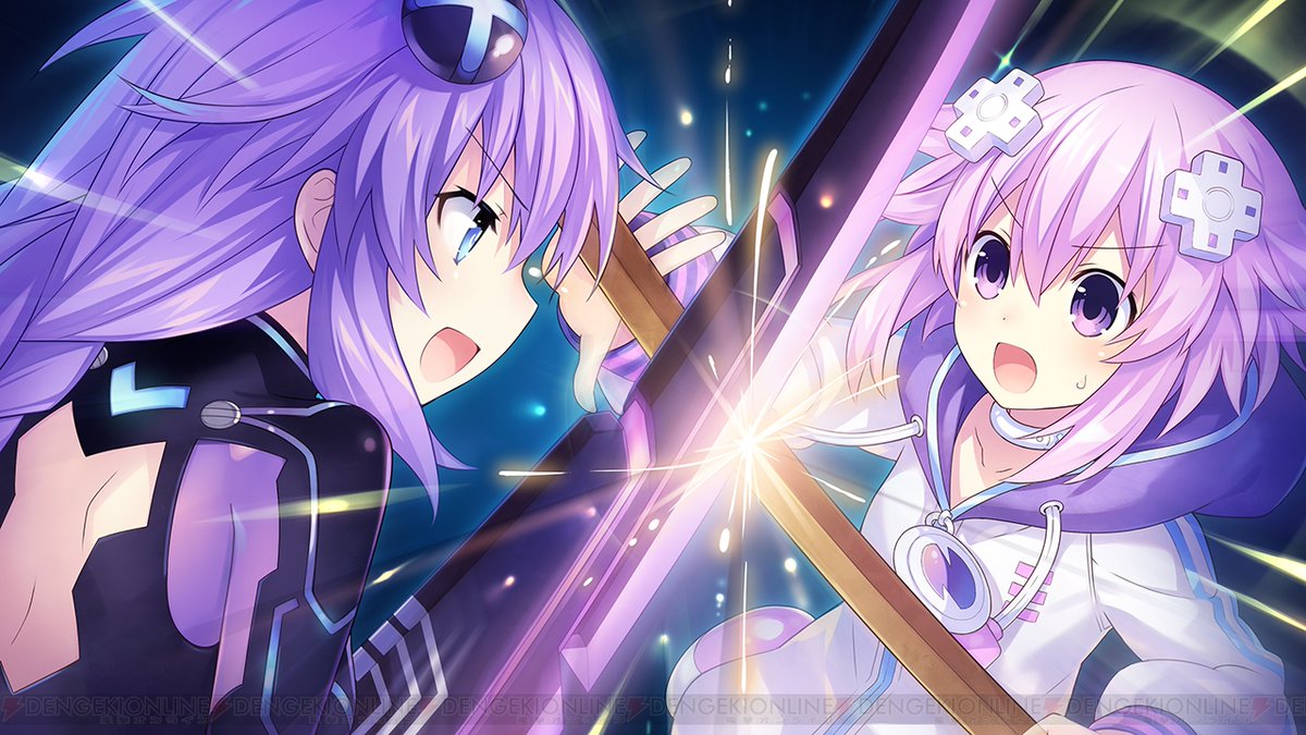 ネプテューヌ vs パープルハート (サンプルなし、高画質) : r/gamindustri