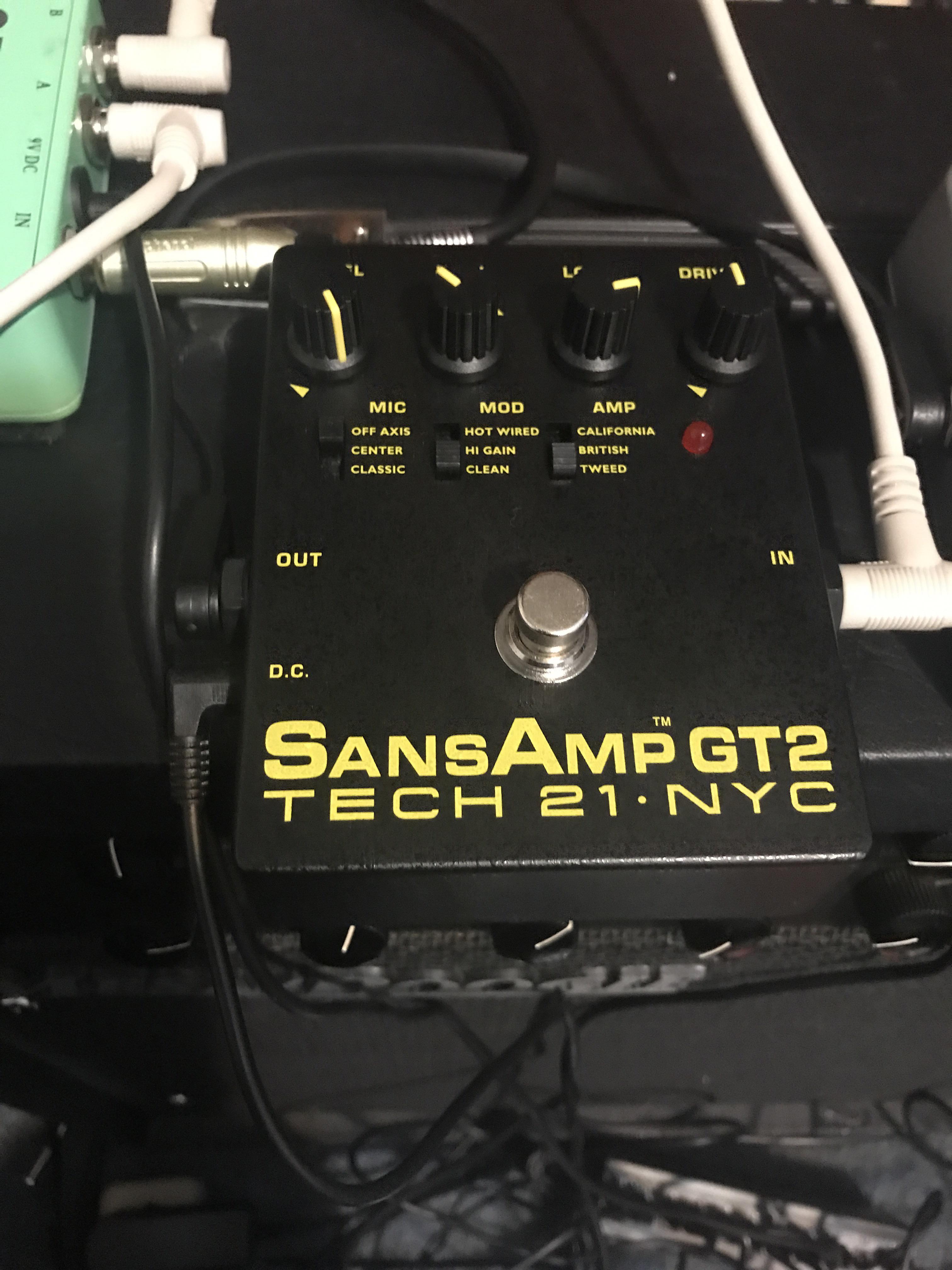 NPD] Tech 21 Sansamp gt2 : r/guitarpedals