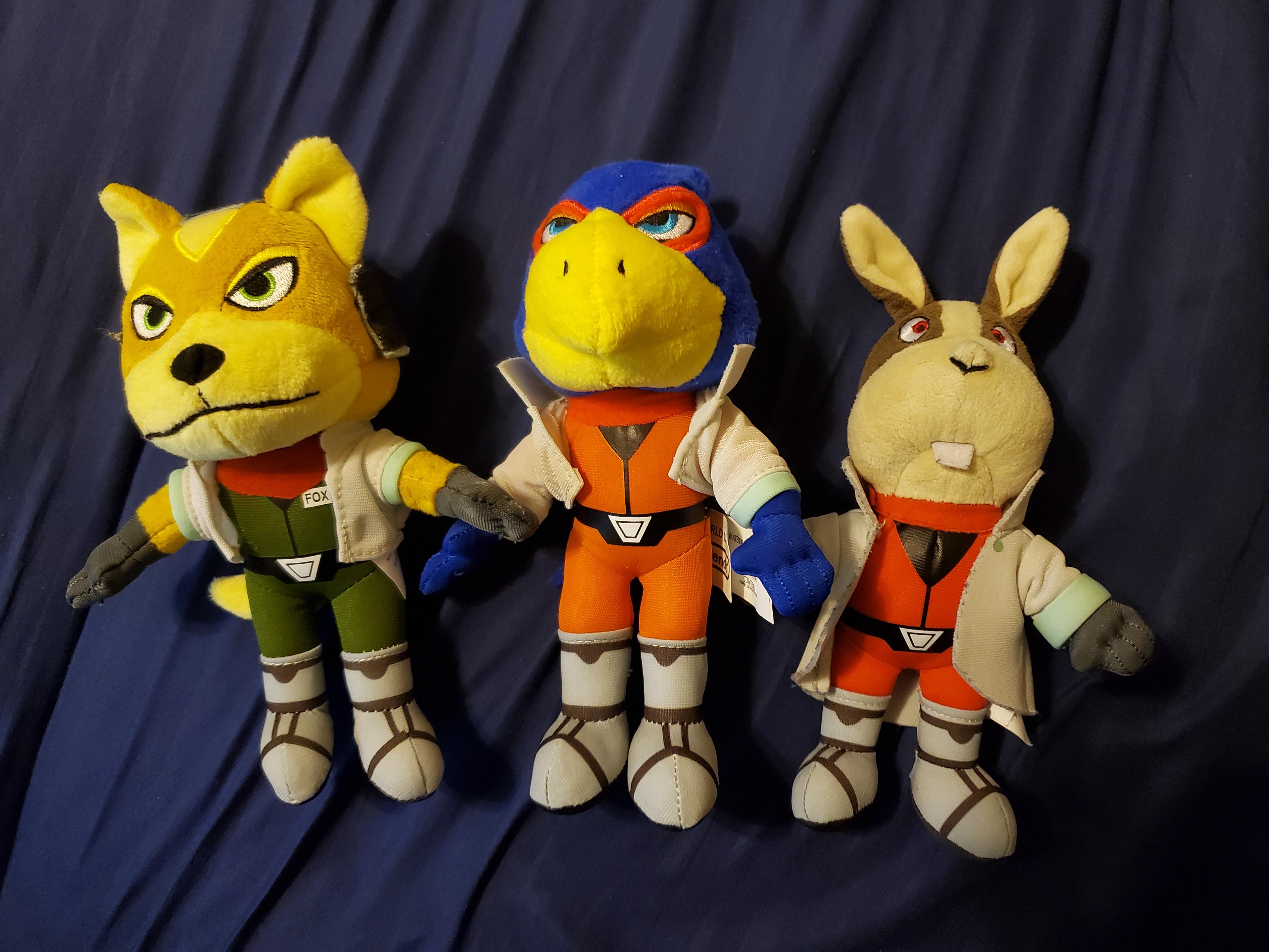やっとファルコのぬいぐるみを手に入れた！スリッピーのぬいぐるみも