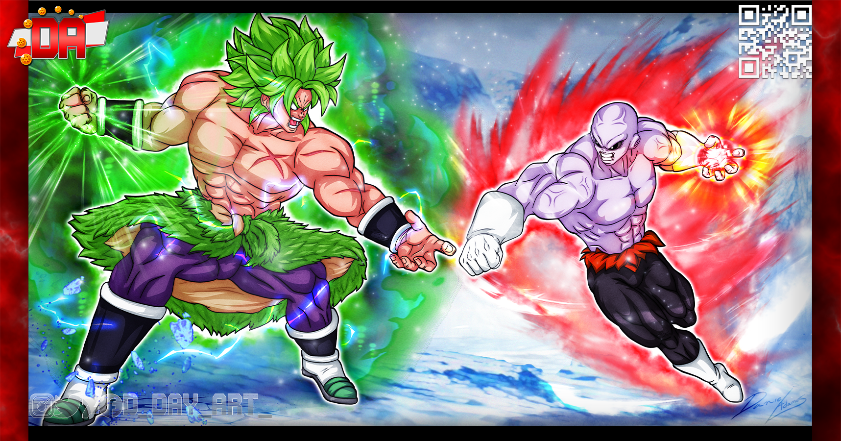 ブロリー vs ジレン、2020年からこの2人の戦闘を描いてるんだよね