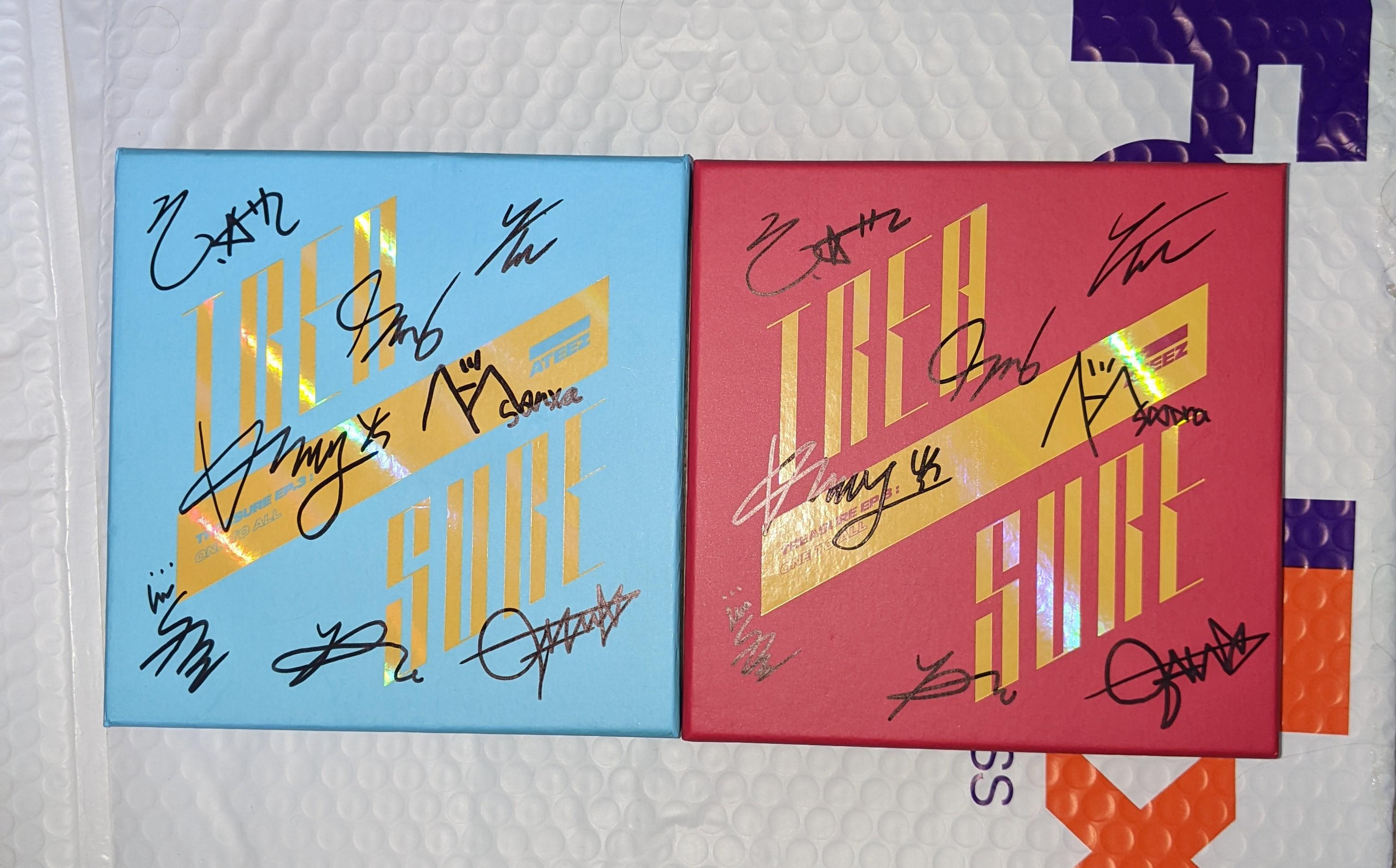 これ、サイン本物かな？ : r/ATEEZ
