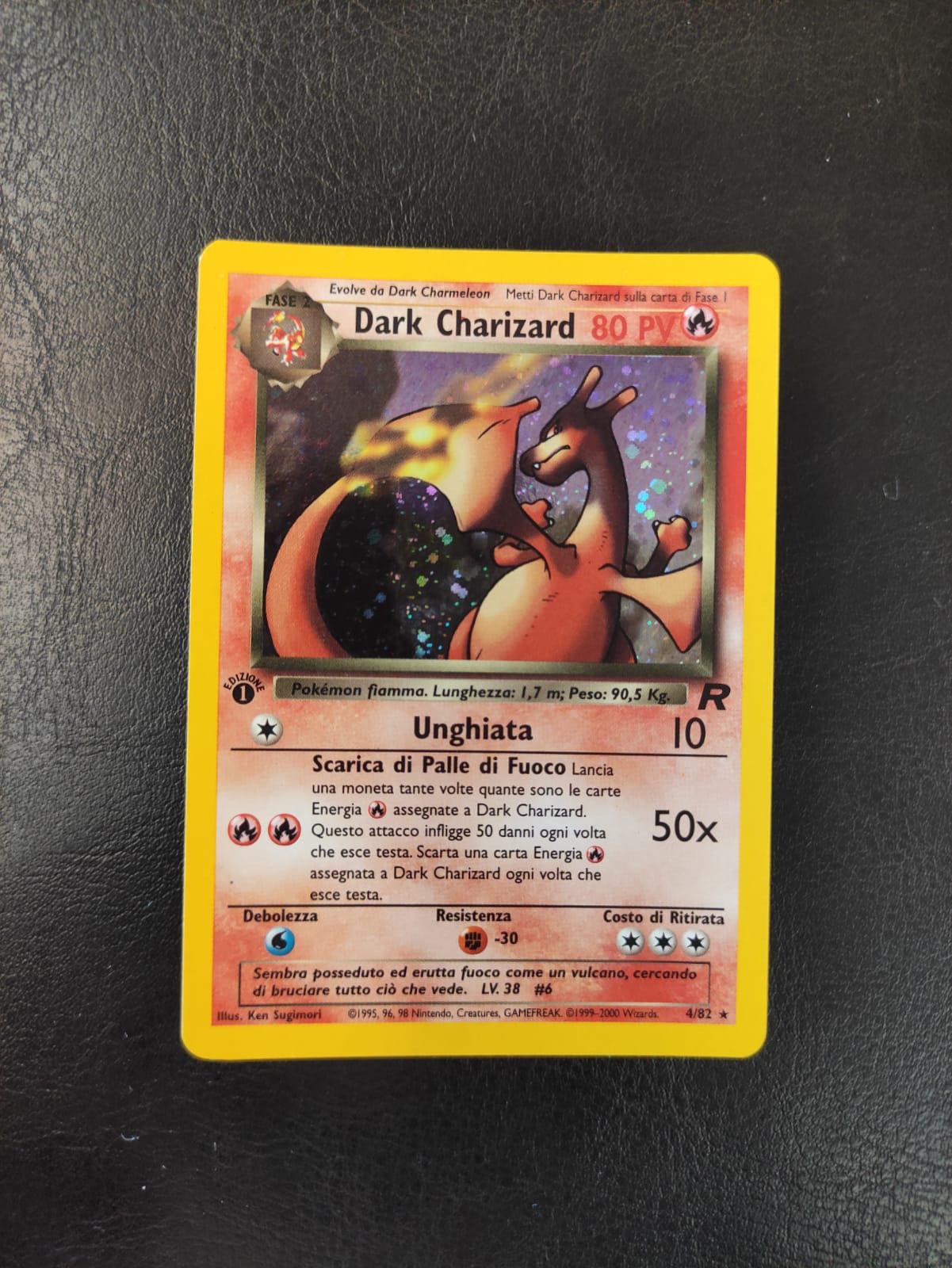 Found this Dark Charizard holo first edition! (Italian) : r/PokemonTCG