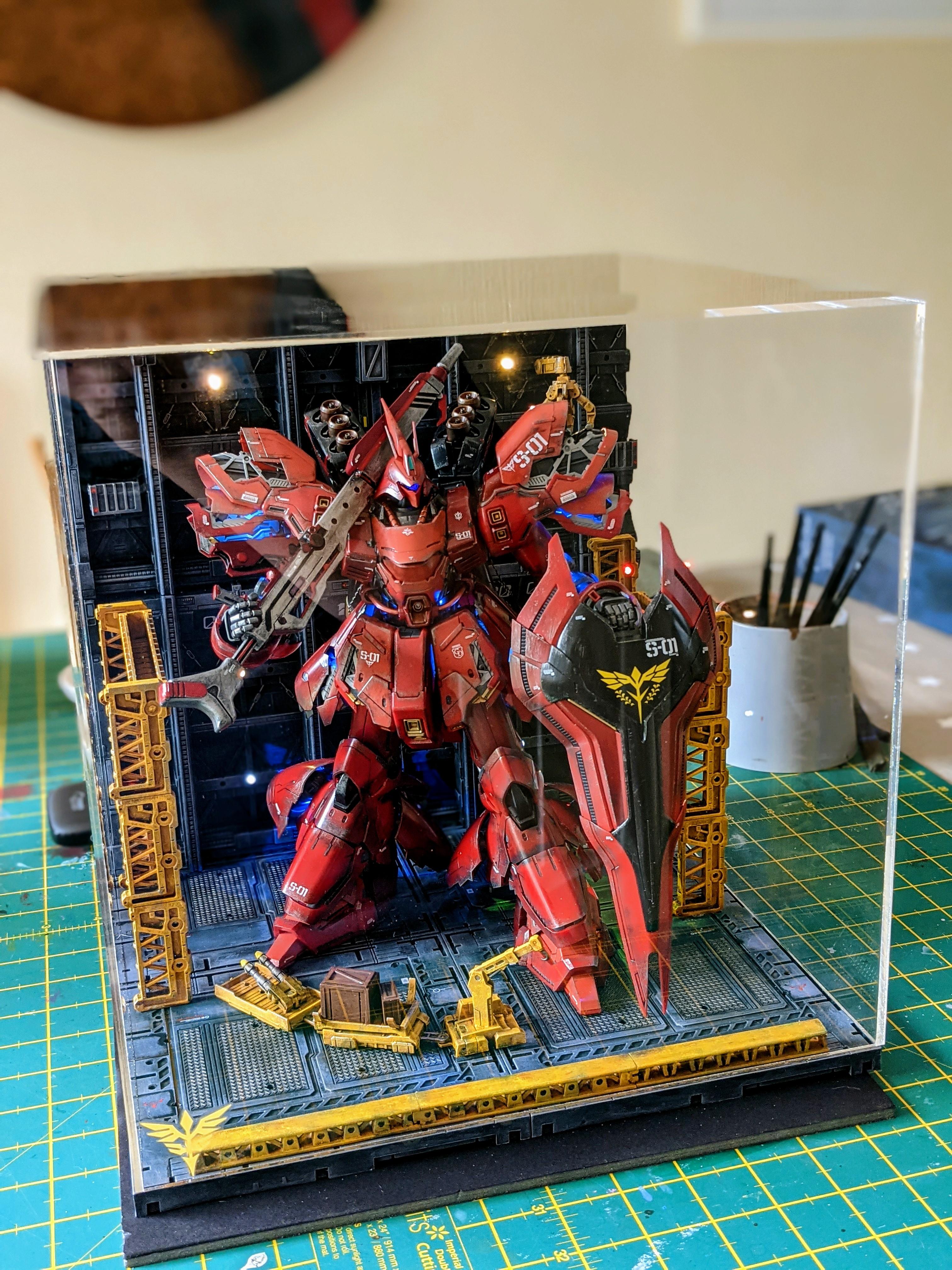 Hangar in a box: Final pictures! : r/Gunpla
