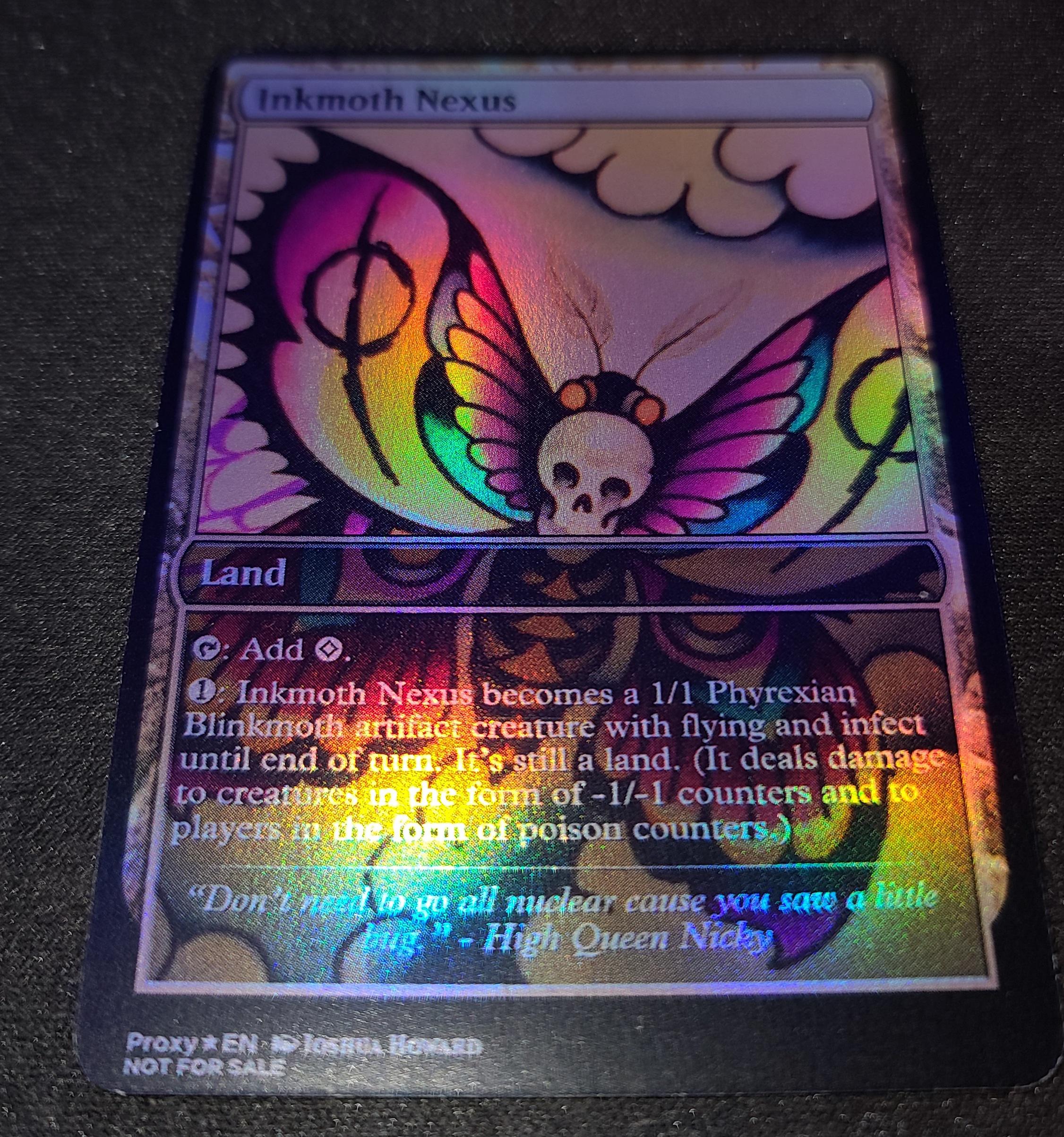 Custom Foil Inkmoth Nexus proxy that I made for a friend. : r