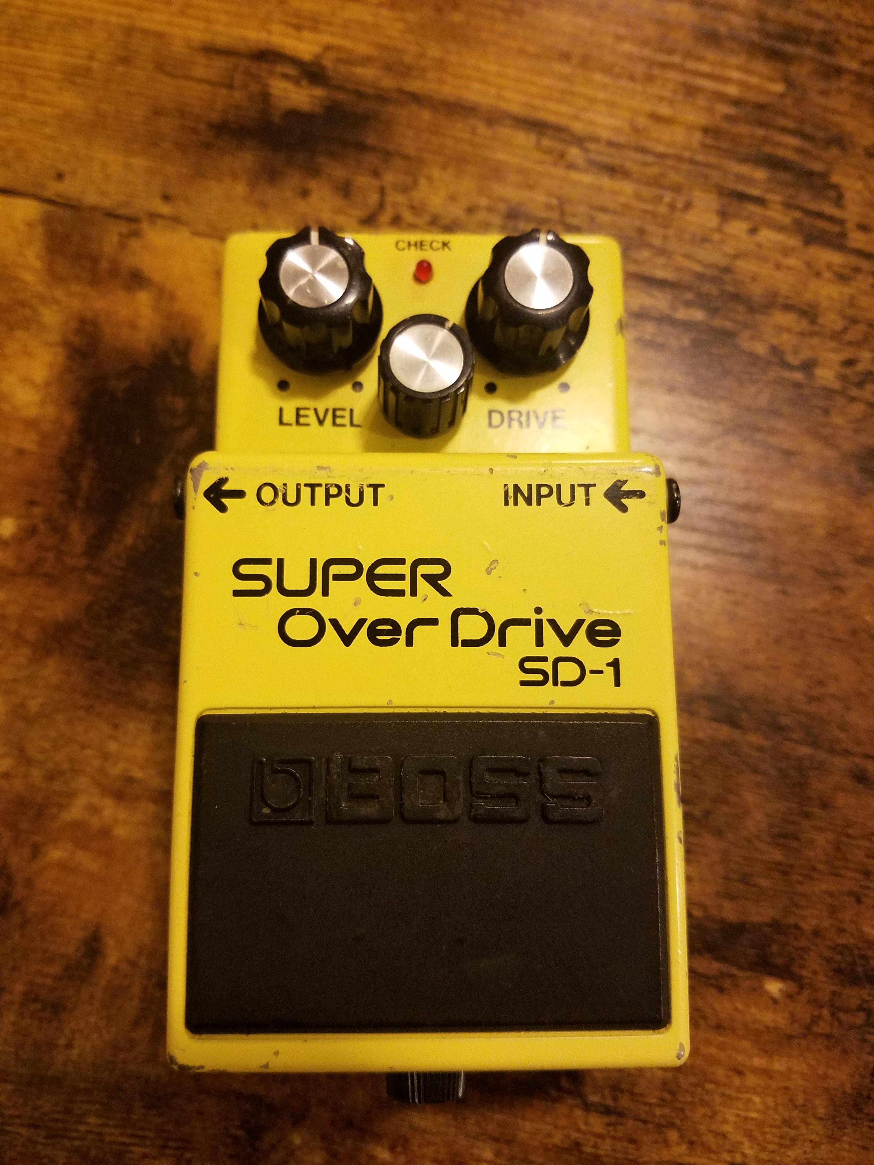 Analogman SD-1/808 ギター analogman sd-1 push⁄pull ts808 silvermod