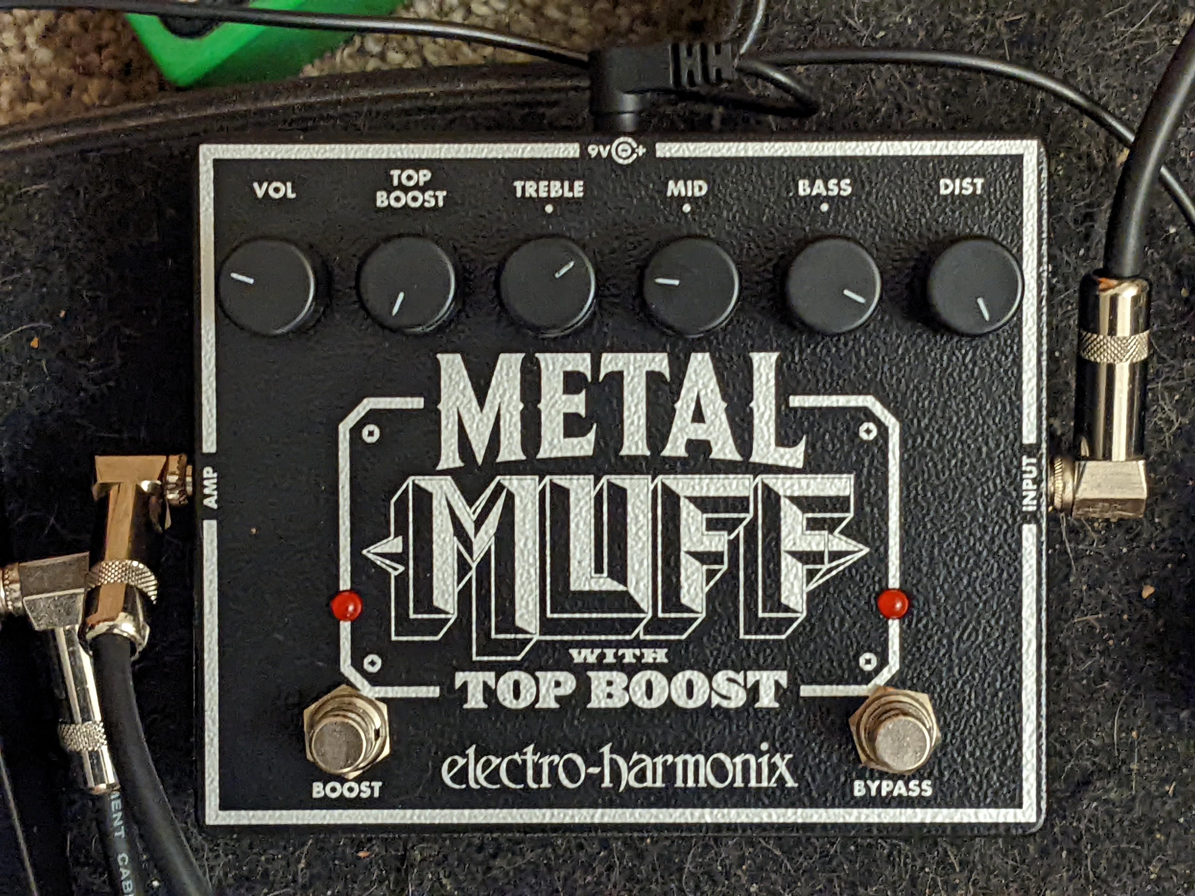 ehx メタルマフ with Top Boost Metal Muff with Top Boost