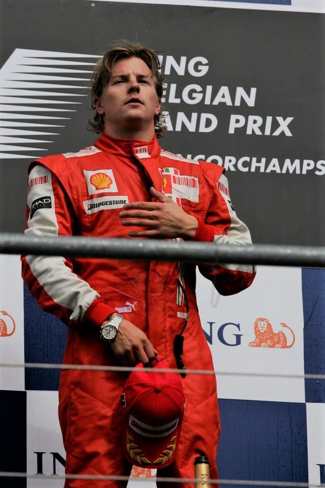 特定] 2009年ベルギーGPでのキミ・ライコネンの腕時計 : r/Watches