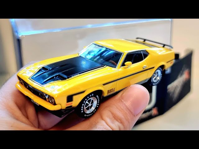 Unboxing: Ford Mustang Mach 1 year 1971 yellow / black 1:43 - YouTube