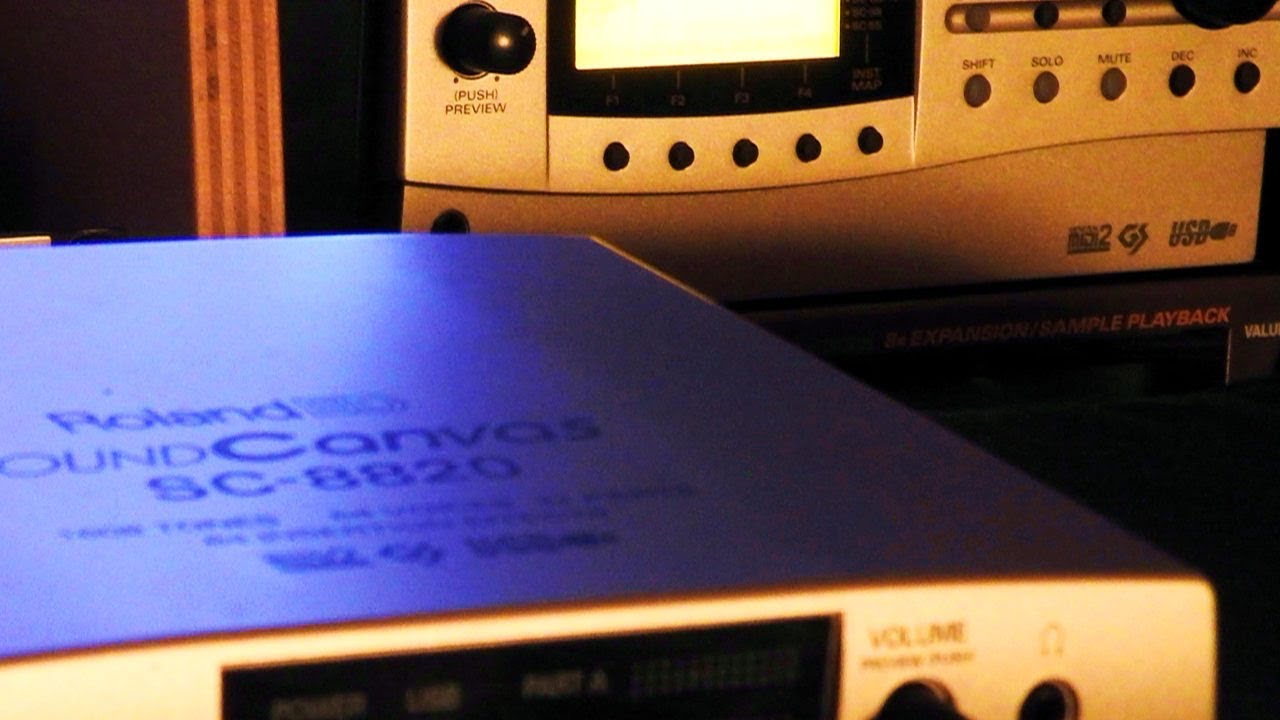 Roland SC8820 vs SC8850 vs Sound Canvas VA - YouTube