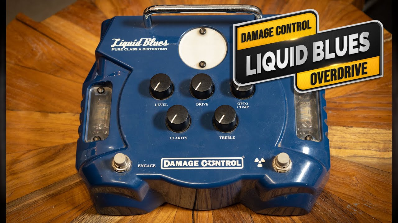 Damage Control Liquid Blues Overdrive Class A Tube Pedal Review